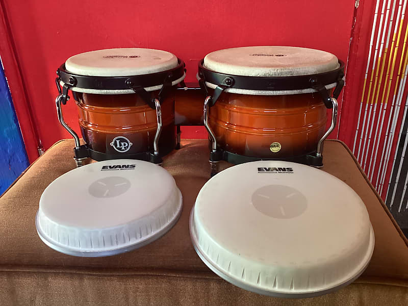 Used LP M301 Matador Custom Bongos with FREE extra Evans Reverb