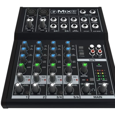 Mackie Mix8 Compact Mixer, 8-Channel image 2
