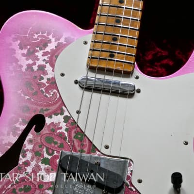 2018 Fender Custom Shop Limited Edition 50's Thinline Telecaster Relic-Pink Paisley. image 5