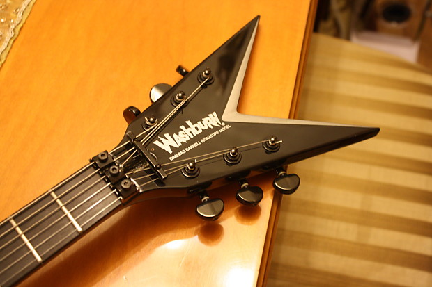 ギター WASHBURN DIME USA Stealth ST3 Washburn Dimebag Darrell Signature Stealth 3ST USA RARE 2000
