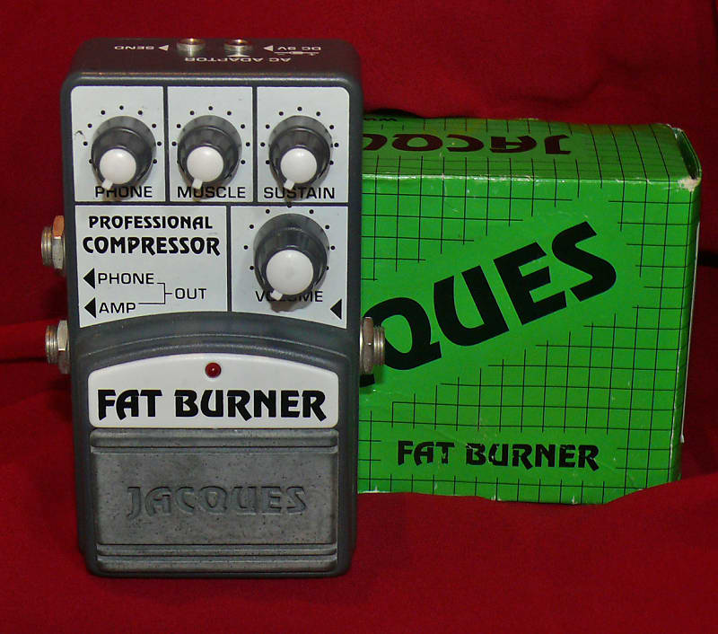 Jacques V 1 Fat Burner FA-2 Compressor/sustainer/headphone amp w/orig box &  papers