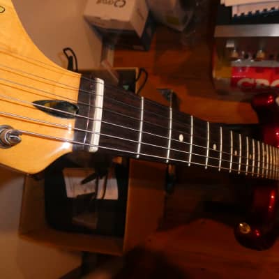 Squier Vintage Modified Surf Stratocaster 2012 - 2018 - Candy Apple Red image 13