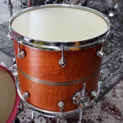 Twin Cities Drum Co. 4-Piece Bop Jelly Bean Stain Drum Set image 9