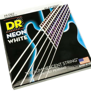 DR NWE-10 Hi-Def Coated Neon K3 Electric Guitar Strings - Medium (10-46)