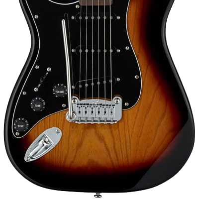 G&L Tribute Series Legacy with Rosewood Fretboard Left-Handed 2010 - Present - 3-Tone Sunburst image 1
