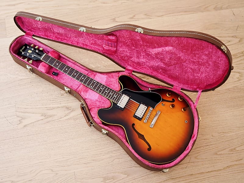 1981 Greco Super Real SA1200 Vintage Long Guard Lacquer 335 | Reverb