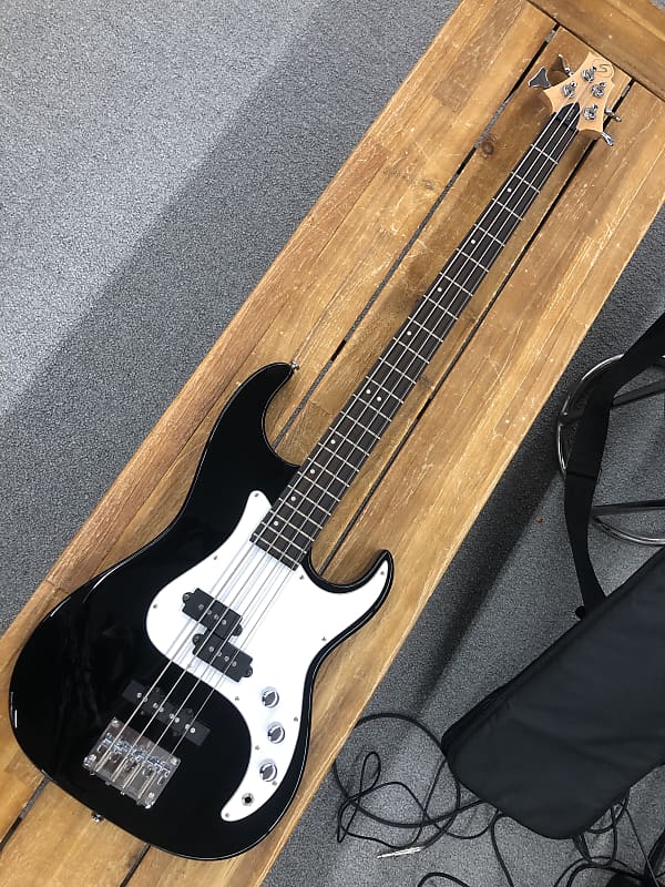 Samick CR 1 BK Greg Cosair Series Bass Guitar Black Reverb