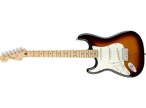 Fender Player Stratocaster Left-Handed Electric Guitar (3-Color Sunburst, Maple Fingerboard) (Used/M(New) image 1