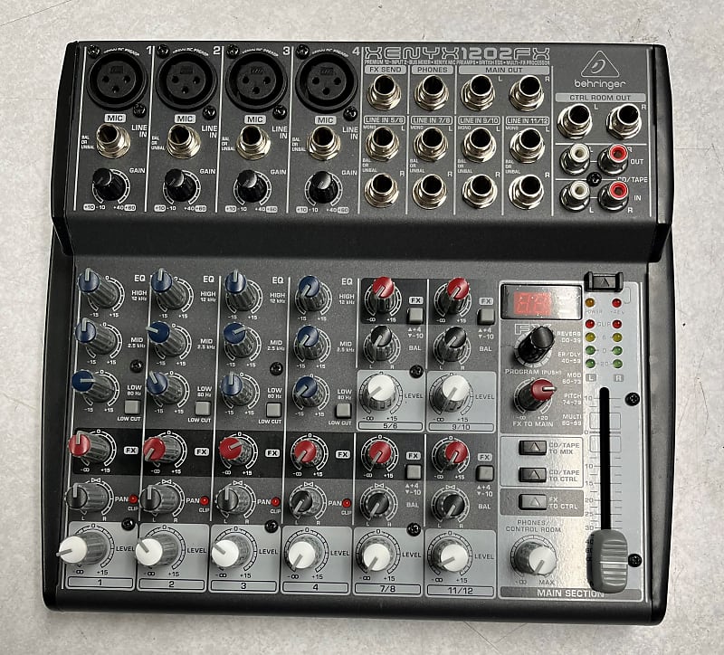 Behringer XENYX 1202FX Mixer Reverb