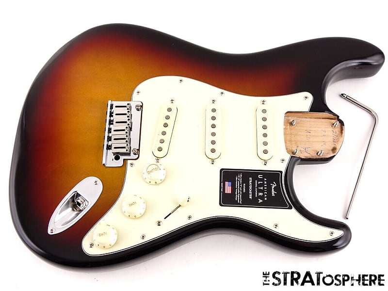 2022 Fender American Ultra Stratocaster Strat LOADED BODY, USA Ultraburst image 1