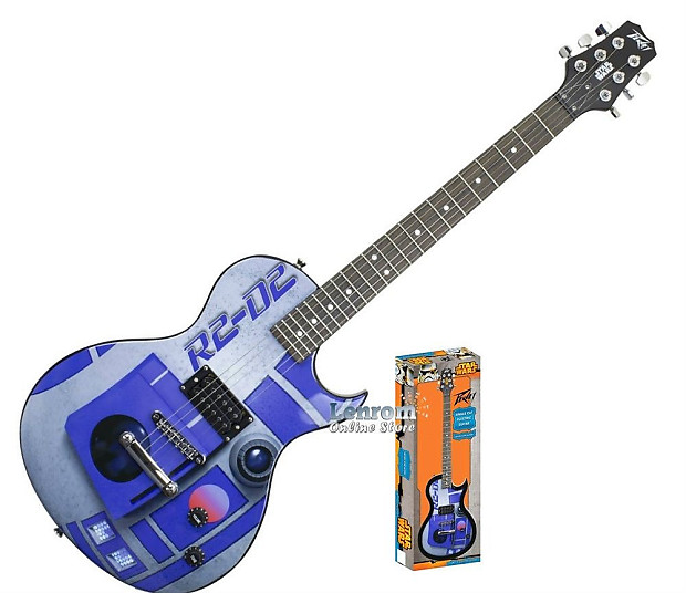 Peavey Star Wars R2D2 Droid Singlecut Electric Guitar Blue/White Graphic image 1