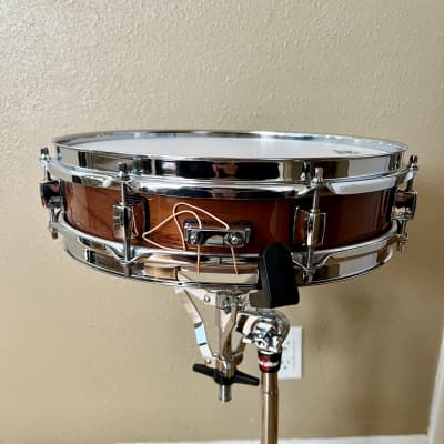 Rare Pearl Mahogany Piccolo Snare Drum 13x3 image 4