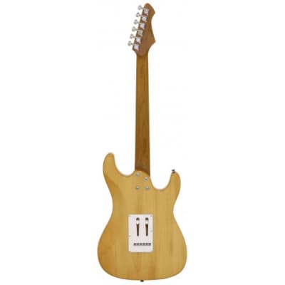Aria 714 JH Fullerton, Inverted Poplar Body, Flamed Maple Top, Roasted Maple Neck, New, Free Shipping image 3