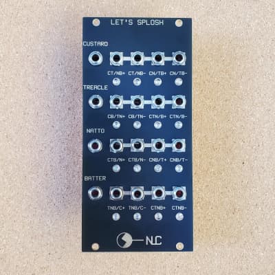 Nonlinearcircuits Let's Splosh Modular Eurorack Synthesizer White