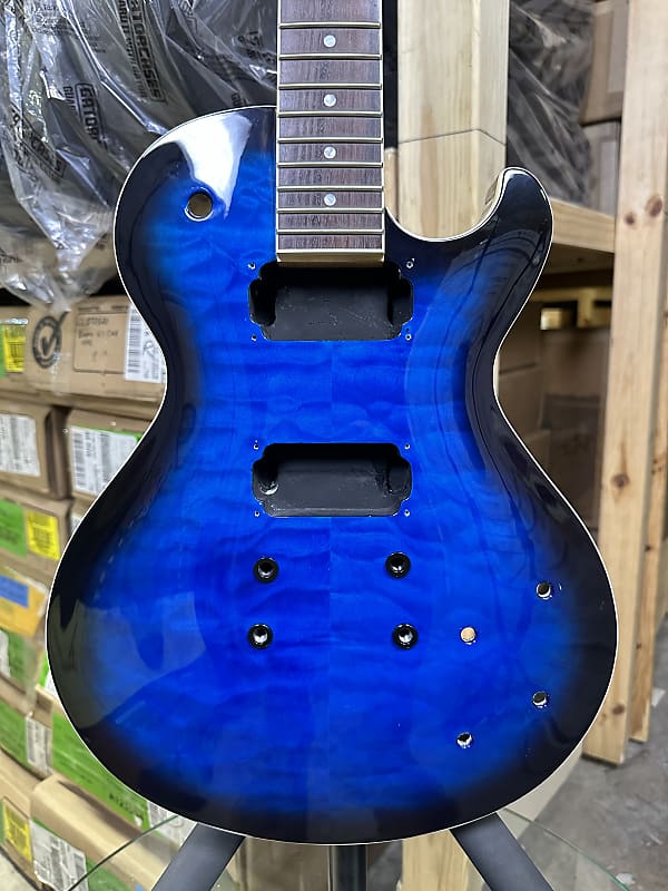 Dean Thoroughbred X Quilted Maple HUSK - Trans Blue Burst | Reverb