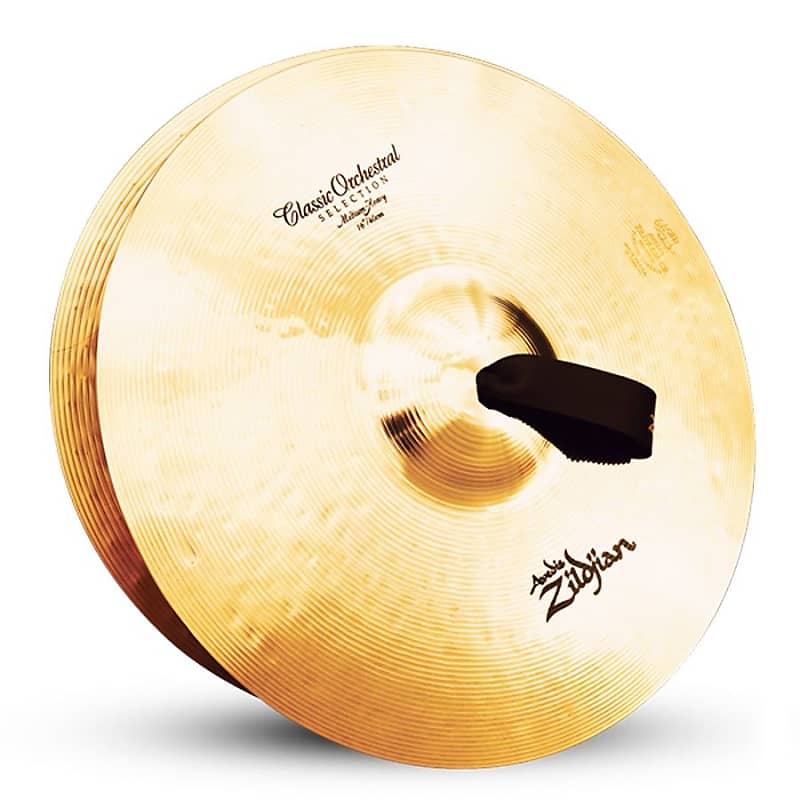 Zildjian 16" A Classic Orchestral Selection Medium Heavy Cymbals (Pair) image 1