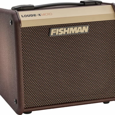 Fishman Loudbox Micro Acoustic Guitar Combo Amplifier, 40W, Brown image 1