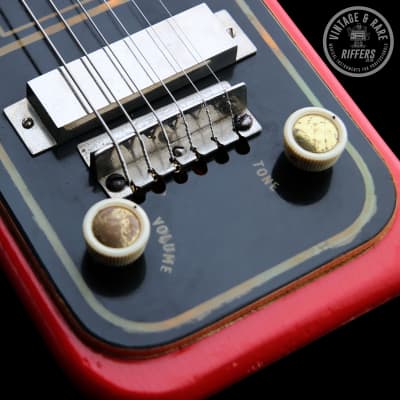 *Super Rare* c.1970s Dallas Rangemaster Vintage Single-Neck Non-Pedal Lap Steel 6 String Hawaiian Slide Electric Guitar image 9