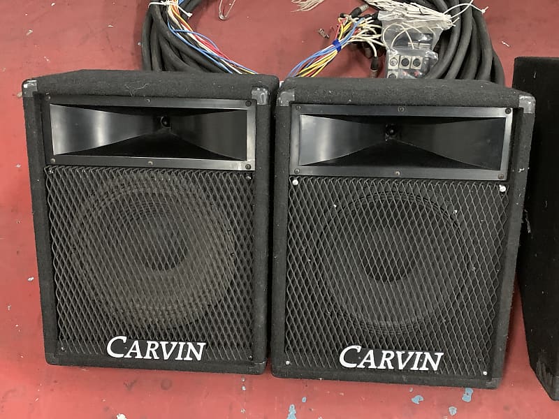 Carvin 722 Wedge Monitors (Pair) Set of Two 2010’s Black image 1