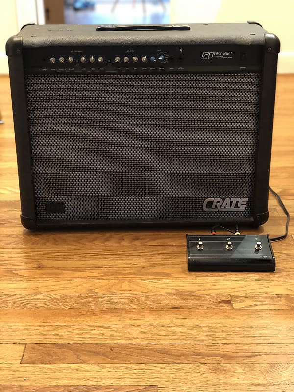 Crate GFX 212 120w combo amp with switch pedal | Reverb