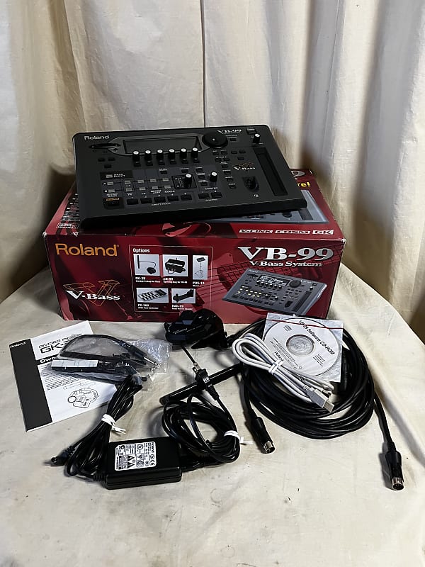 Roland V-Bass VB-99 V-Bass system Multi Effects Pedal w/ box, GK-3B Pickup