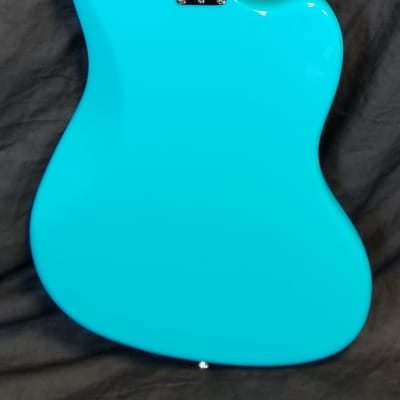 Fender American Professional II Jazzmaster Left-Hand, Electric Guitar Maple Fingerboard, Miami Blu image 12