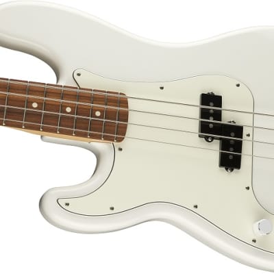 Fender Player Precision Left-Handed Bass Pau Ferro FB, Polar White image 5