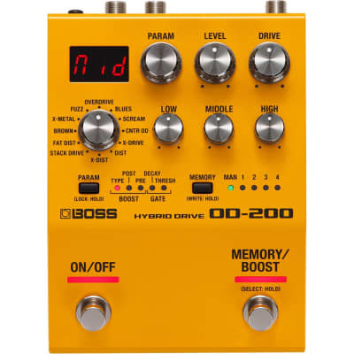 Reverb.com listing, price, conditions, and images for boss-od-200-hybrid-drive