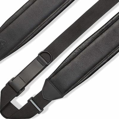 Levy's MRHGP-BLK 3.5" Wide RipChord Guitar Strap image 3
