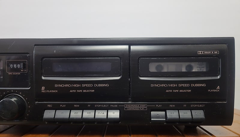 JVC Stereo cheapest Double Cassette Deck TD-W118