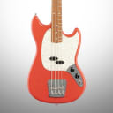 Fender Vintera '60s Mustang Electric Bass, Pau Ferro Fingerboard (with Gig Bag), Fiesta Red