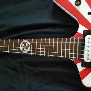 Dean MKH Signature Model 2008 White And Red Japanese Rising