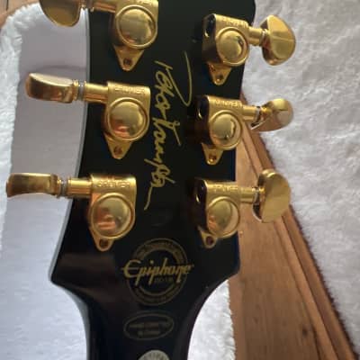 Epiphone Peter Frampton DEMO VIDEO Signature Les Paul Custom Pro Premium signature  2019 - Ebony image 2