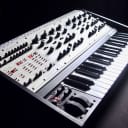 Oberheim TVS-Pro 49-Key 2-Voice Synthesizer with Sequencer - White with Black Wood Sides