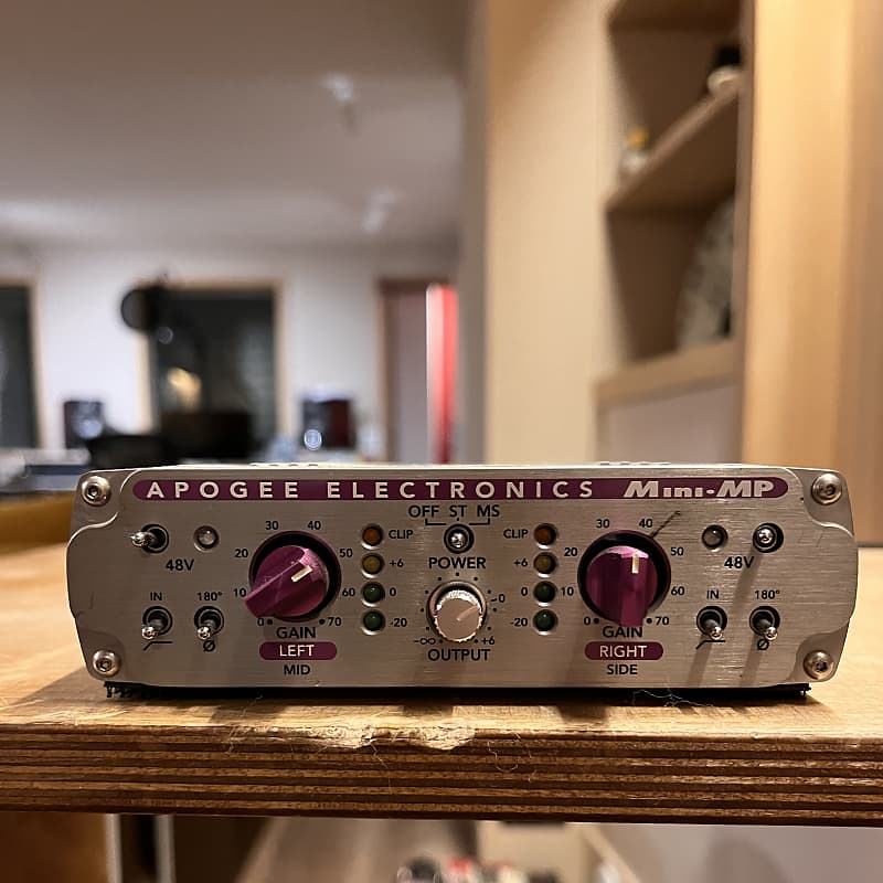 Apogee MiniMP stereo microphone preamplifier 2000’s Silver Reverb
