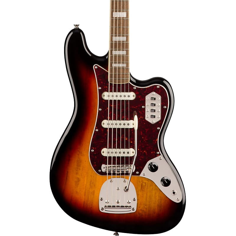 Squier by Fender Classic Vibe Bass VI - Laurel - 3-Color Sunburst image 1