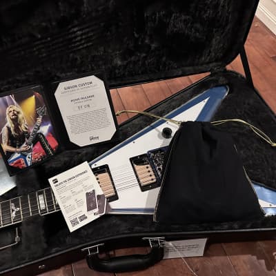 Gibson Custom Shop Richie Faulkner Signature Flying V Custom 2023 - Present - Pelham Blue image 16
