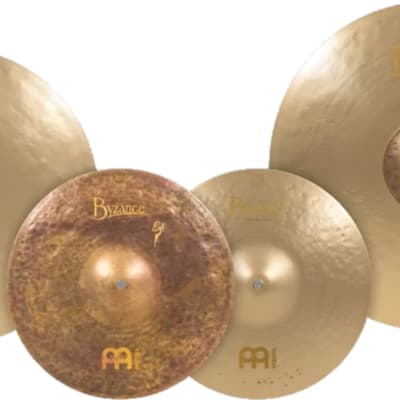 Meinl Benny Greb Artist's Choice Cymbal Set w/ 14" Sand Hi-Hats, 18" Sand Thin Crash & 20" Sand Ride Cymbals image 1