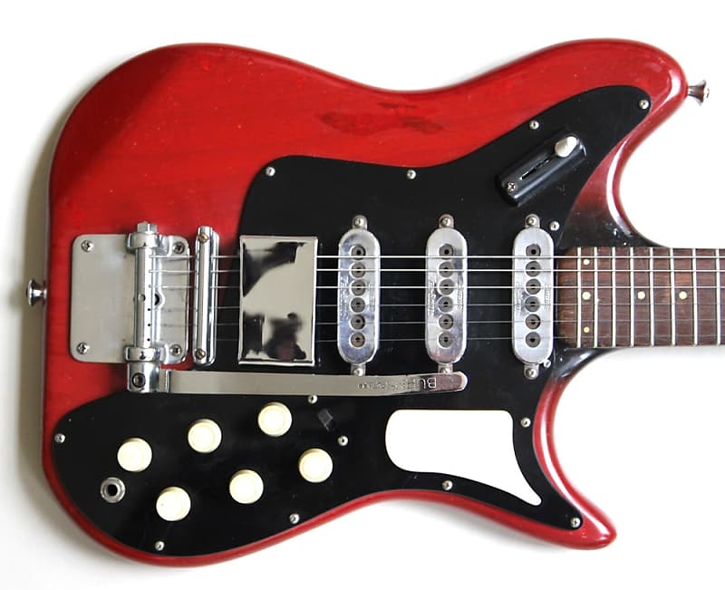1960's Burns Vibra Artist stratocaster - Red image 1