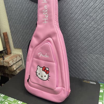Squier Hello Kitty Gig Bag LAST ONE! Case Upgraded SkunkWerx 2024 - Pink and White image 4