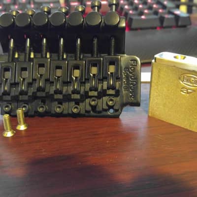 KGC MEGA MASS Brass Block 32mm x 5/8 in. Floyd Rose Locking Tremolo- The BIGGEST, Most Mass USA MADE image 5