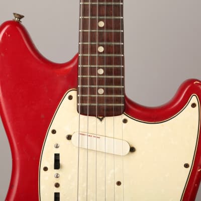 Fender Mustang - 1965 - Dakota Red w/OHSC image 4