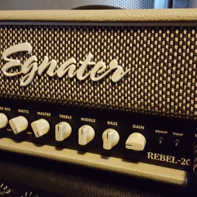 Egnater Rebel 20 20-Watt Guitar Amp Head 2008 - 2014 - Black / Blonde for sale