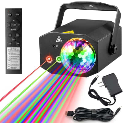USB Portable Cell phone Stage lights Mini RGB Projection lamp Party DJ  Disco ball Light Indoor Lamps Club LED Effect projector