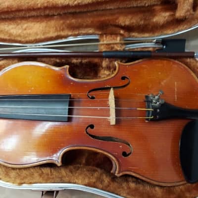 Vintage Erich R Pfretzschner 3/4 violin, Germany 1967, with Bow&Case, Good Cond image 7