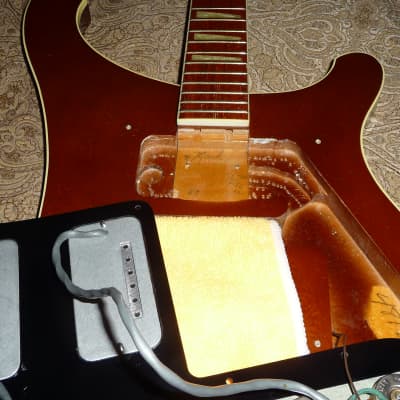 Vintage 1974 Rickenbacker 481 Guitar, Heavy Birdseye Maple, Beautiful RARE Walnut Brown Gloss Finish image 9