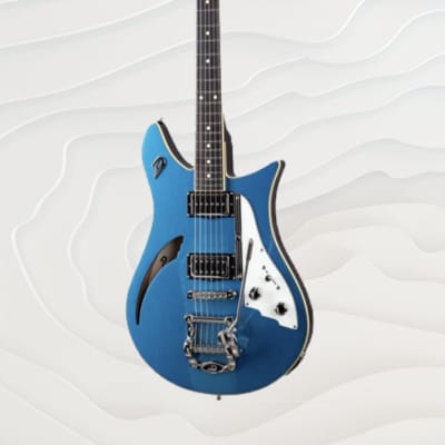 Duesenberg Double Cat Semi-Hollow Guitar - Catalina Blue for sale