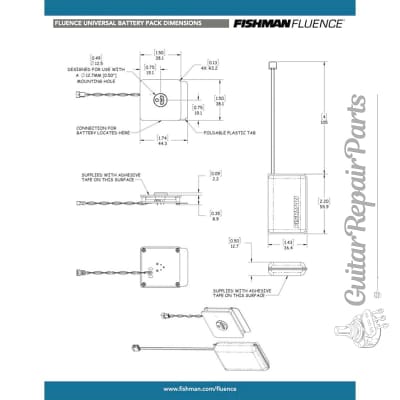 Fishman Fluence Universal Rechargeable Battery Pack PRO-BPK-101 image 3