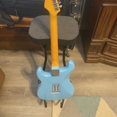 Partscaster Stratocaster Nitro Baby Blue - Fender Pure Vintage 65 Pickups - Canadian Maple Neck image 2