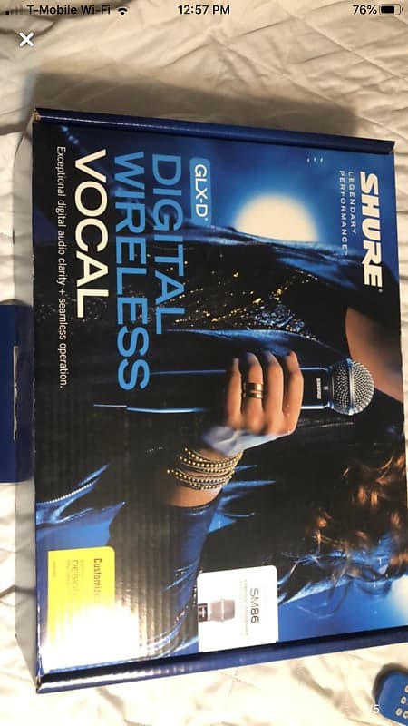 Shure digital glxd4 digital, GLXD4 receiver and GLXD2 mic | Reverb UK